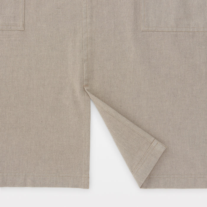 Plain Weave Cotton Shoulder Strap Apron - S-M